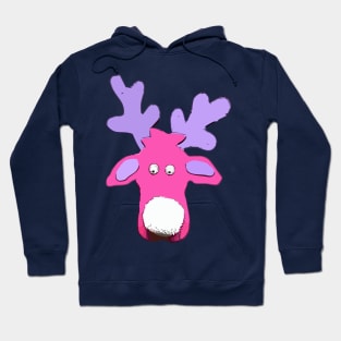 Colourful Christmas Elk Hoodie